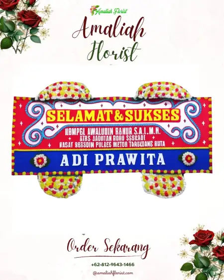 Papan Bunga Ucapan Selamat Sidakaya
